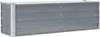 vidaXL Garten-Hochbeet Verzinkter Stahl 160x40x45 cm Grau Produktbild-Vorschau 13