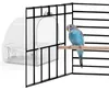 Birds Bath Box Hanging Transparent Birds Bathtub Shower Box Produktbild-Vorschau 7