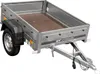 A studio shot of a small utility trailer. Produktbild-Vorschau