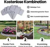A collage of images showing garden edging in different shapes and settings. Náhled obrázku produktu