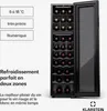 Klarstein Cave à vin sur pied 2 zones, Petit réfrigérateur Voir les images du produit 4