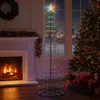 Albero di Natale luminoso con punta a stella, altezza 210 Anteprima dell’immagine prodotto 8