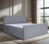 Bett Doppelbett Boxspringbett BERG POSO mit Fußsteil Produktbild-Vorschau 1