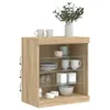 Příborník s LED světly Sonoma dub 60,5x37x67 cm Náhled obrázku produktu 4