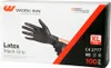 100 "WORK-INN/PS" Handschuhe, Latex puderfrei "Black Grip" Produktbild-Vorschau 2