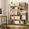 A bookshelf filled with books and decorative items in a room setting. Produktbild-Vorschau
