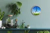 Holzuhr 30fi cm wanduhr - Gras Natur Produktbild-Vorschau 2