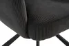 Polsterstühle - Dunkelgrau - Schwarz - Cord - Metallgestell Produktbild-Vorschau 5