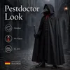 Premium Halloween Umhang XXL (180cm) wechsel Rot & Schwarz Produktbild-Vorschau 7