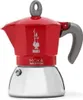 A red Bialetti Moka Induction coffee maker is shown against a white background. Náhled obrázku produktu