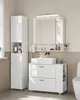 A modern white bathroom vanity and cabinet. Náhled obrázku produktu