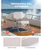 SucceBuy Siège de bateau pliable avec cadre en aluminium, Voir les images du produit 4