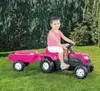Dolu Einhorn Traktor mit Anhänger Rosa/Schwarz Produktbild-Vorschau 3