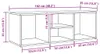 vidaXL Schuhbank Artisan-Eiche 105x35x35 cm Holzwerkstoff Produktbild-Vorschau 8