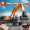 Reobrix 22003 Baggermodel met klemfunctie, bouwsteenmodel Productafbeelding-voorbeeld 2