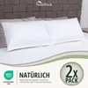 set di 2 copricuscini 100% cotone 40x60 cm Bianco Anteprima dell’immagine prodotto 6