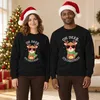 Oh Deer It's Christmas Rudolph Sunglasses Scarf Bells Funny Anteprima dell’immagine prodotto 3