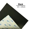 A black piece of material with a white backing is shown diagonally against a white background. Text is present in the upper right corner. Produktbild-Vorschau