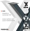 HOLZBRINK Tischkufen X-Form aus Vierkantprofilen 40x40 mm, Produktbild-Vorschau 5