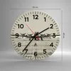 Wanduhr - Rund - Glasuhr - Flugzeug alt Bomber - 40x40cm - Produktbild-Vorschau 3