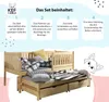 KEF Kinderbett PATRICK Bett aus Holz mit Stauraum Produktbild-Vorschau 7