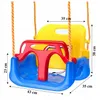 Altalena 3 in 1 con schienale per il giardino, altalena Anteprima dell’immagine prodotto 8