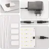 A collage of images showing components of an LED grow light panel kit. Náhľad obrázku produktu