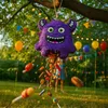 Relaxdays Pinata Monster, s tyčí a maskou, dětská party Náhled obrázku produktu 2