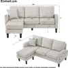 Diagrams and measurements of a sectional sofa. Anteprima dell’immagine prodotto