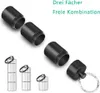 2 Pack Pillendose Schlüsselanhänger Wasserdicht mit 3 Produktbild-Vorschau 3
