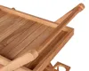 Teakholz Outdoor Garten Servierwagen mit Rollen - bene Produktbild-Vorschau 5