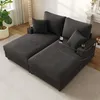Merax 2-Sitzer Schlafsessel, Gepolstertes Doppelschlafsofa Produktbild-Vorschau 4