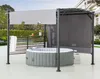 Sunjoy Stoff Whirlpool Pergola / Pavillon 3x3 Titov - 270cm Produktbild-Vorschau 2