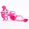 A pink plush toy lying on a white background. Produktbild-Vorschau