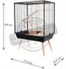 Zolux Käfig Neo Cosy, groot model voor knaagdieren, zwart Productafbeelding-voorbeeld 2
