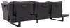 home24 Loungegruppe - 4-teilig - Aluminium / Webstoff Produktbild-Vorschau 4