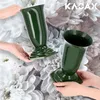 KADAX Wazon Flakon cmentarz Grób Nagrobek Zielony 23cm Podgląd zdjęcia produktu 7