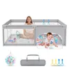 XMTECH Laufstall Baby 200x180cm, Laufgitter Baby Playpen Produktbild-Vorschau 14