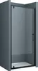 doporro Nischentür Duschabtrennung 80x200cm Duschtür Produktbild-Vorschau 6