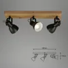 Deckenspot Retro dreh- & schwenkbar 3x GU10 35 W Produktbild-Vorschau 7