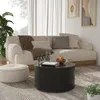 Salontafel Vicco Selva Zwart 80 x 80 cm met schuifdeur, Productafbeelding-voorbeeld 7
