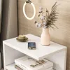 Comodino moderno (50 cm) di colore bianco – un mobile Anteprima dell’immagine prodotto 5