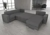 AX LIVING Canapé d'angle grand Lovere 314 Canapé gris foncé Voir les images du produit 3