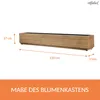 ALFALUX Blumenkasten Blumentöpfe Pflanzkasten Holz Produktbild-Vorschau 2
