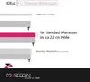 Müskaan Jersey Spannbettlaken 90x200cm - 100x200cm rosa bis Produktbild-Vorschau 4