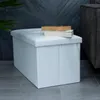 Intirilife Faltbare Sitzbank 78x38x38 cm in OPALIN WEISS - Produktbild-Vorschau 6