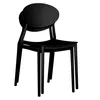 Homestyle4u Gartenstuhl WM schwarz 4er Set stapelbar Produktbild-Vorschau 8
