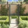 A garden gate in a backyard setting with manicured bushes and a paved walkway. Anteprima dell’immagine prodotto