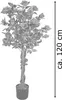 Rosaio Rosa Pianta Artificiale con Fiorituri Rosso 120cm Anteprima dell’immagine prodotto 6