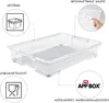 Unterbettbox 50 l EVO EASY, Farbe:Transparent Produktbild-Vorschau 3